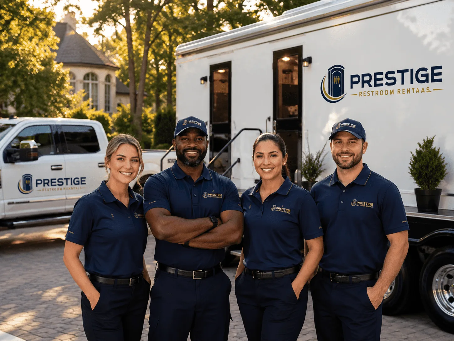 Trusted Luxury Portable Restrooms company in Uniondale, IN